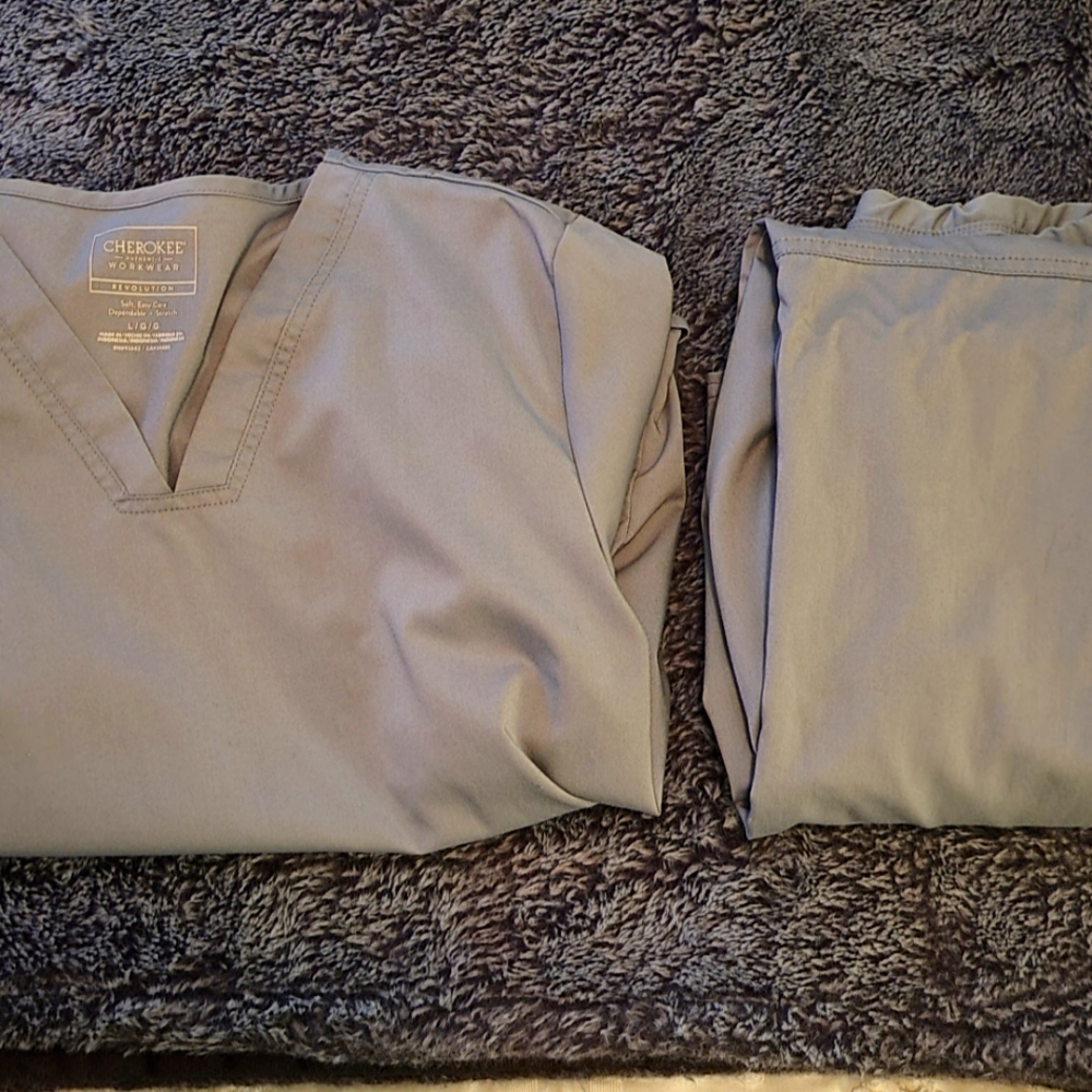 Medium scrub top and bottom set